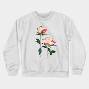 Watercolor yellow roses Crewneck Sweatshirt